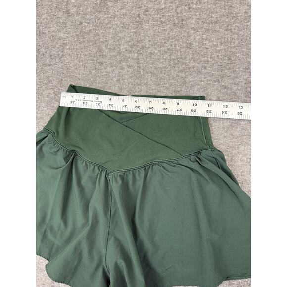 Aerie Offline Real Me Crossover Short Green size Small Athleisure Flirty Flowy - Picture 6 of 8